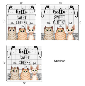 I Saw That - Personalized Dog Shower Curtain