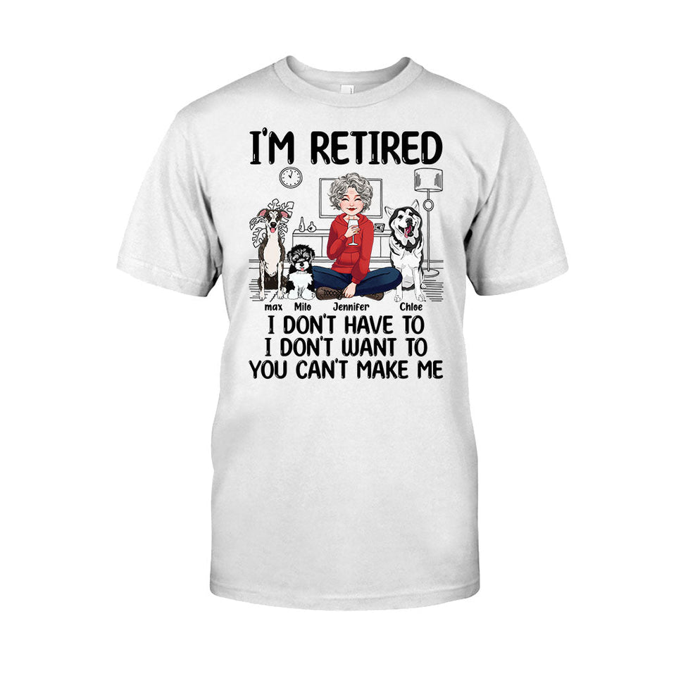 I'm Retired - Personalized Retired T-shirt & Hoodie