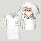 Rock Paper Scissors - Personalized Cat Hawaiian Shirt
