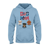 American Dog Mom - Personalized Dog T-shirt & Hoodie