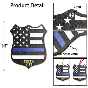 Police Officer - Personalized Police Officer Ornament