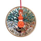 Let That Shit Go - Personalized Yoga Ornament