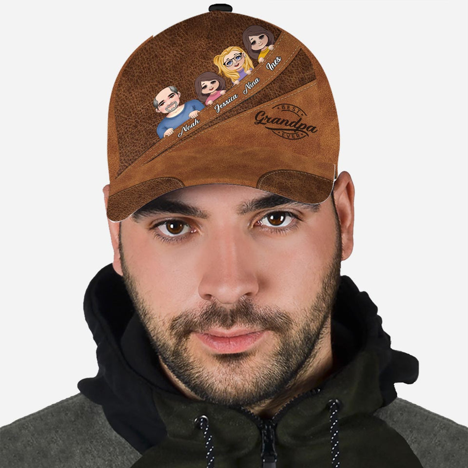 Best Dad Ever - Gift for dad, grandma, grandpa, mom, uncle, aunt - Personalized Classic Cap