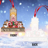 Merry Christmas - Personalized Kid Ornament