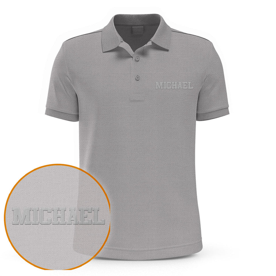 Custom Name - Personalized Uncle Embroidered Polo Shirt
