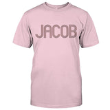 Custom Name - Personalized Step Dad Embroidered T-shirt