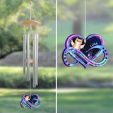 No Longer By Our Side - Personalized Dog Wind Chime