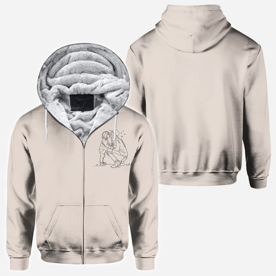 Line Drawing - Personalized Step Mom All Over Shirt