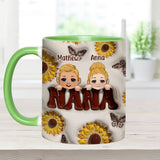 Best Grandma/Nana/Mimi Ever - Gift for grandma - Personalized Accent Mug