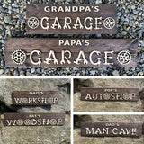 Workshop - Personalized Grandpa 2 Layered Wood Sign / Wood Plaque