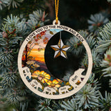 I Love You To The Moon And Back - Gift for mom - Personalized Layers Mix Ornament