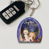 Together Is Our Favorite Place To Be - Personalized Camping Keychain