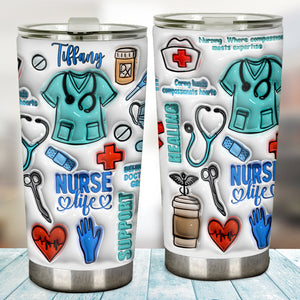 Nurse Life - Personalized Nurse Tumbler