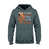 My Basketball Player Calls Me Mom Grandma - Personalized Basketball T-shirt And Hoodie