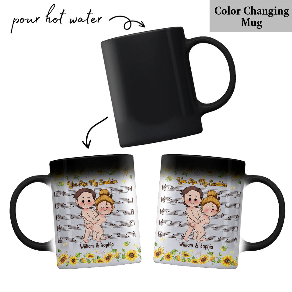 You Are My Sunshine - Personalized Couple Mug