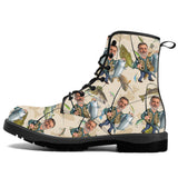 Photo Inserted Funny Fishing - Personalized Fishing Leather Boots