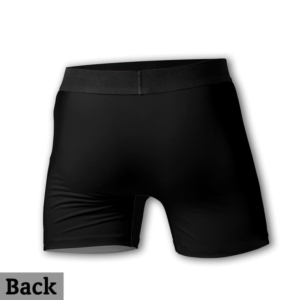 I've Undressed You Three Times - Personalized Couple Men Boxer Briefs