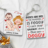I Just Want You To Be Happy - Couple gift for husband, wife, boyfriend, girlfriend - Personalized Keychain