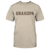 Custom Name - Personalized Grandpa Embroidered T-shirt