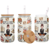 Just A Girl Who Loves Books - Personalized Book Can Glass