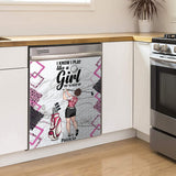 Golf Instruction - Golf gift for her, girlfriend, wife, daughter - Personalized Dishwasher Cover