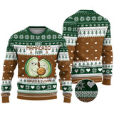 Mamacado Papacado - Pregnancy gift for husband, wife, boyfriend, girlfriend - Personalized Ugly Sweater