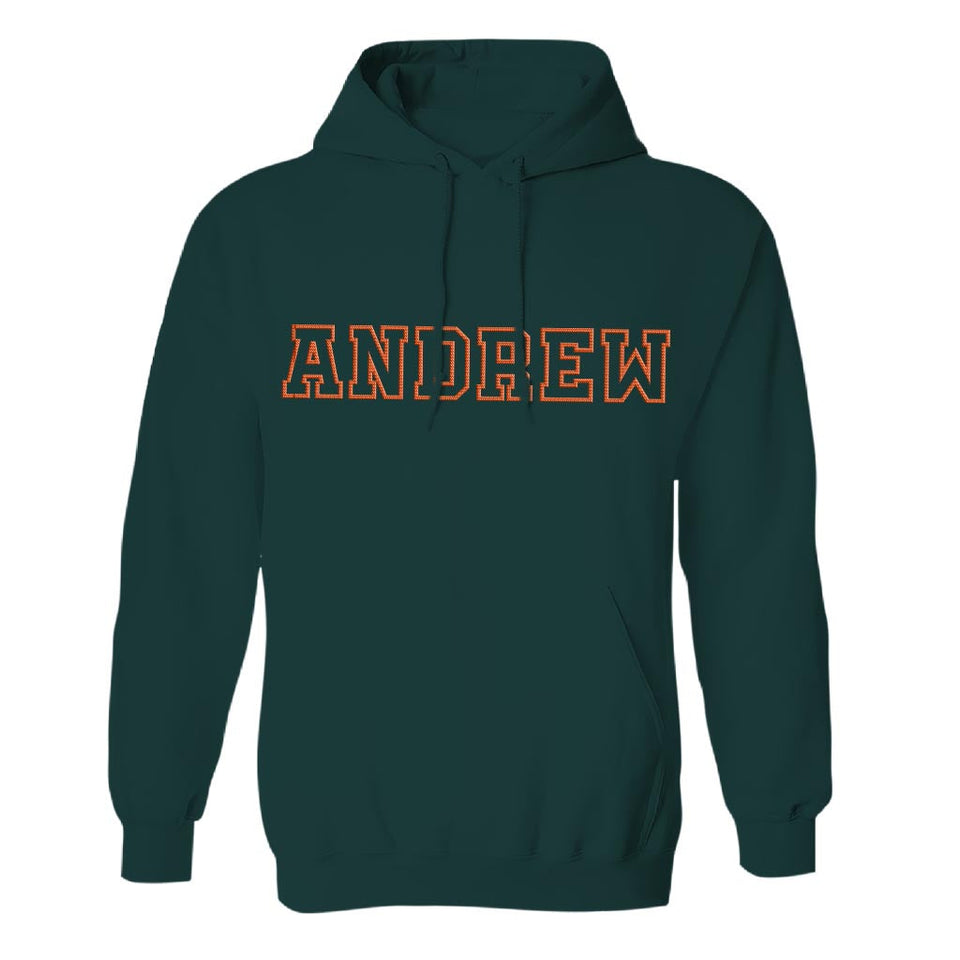 Custom Name - Personalized Son Embroidered Hoodie