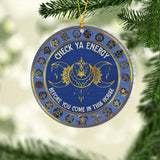 Check Your Energy - Witch Ornament