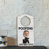 Funny Bathroom Sign - Personalized Father 2 Layered Wood Sign / Wood Plaque