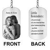 Little Reminder - Personalized Daughter Stainless Steel Keychain