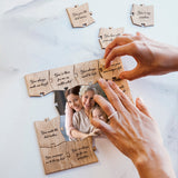 Reason Why I Love You Grandma - Gift for grandma - Personalized Picture Wooden Puzzle