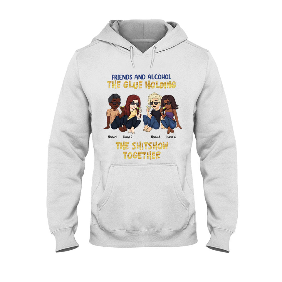 Best Friends Are The Sisters We Choose For Ourselves - Bestie gift for sister - Personalized T-shirt And Hoodie