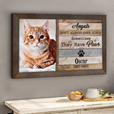 Angels Don't Always Have Wings - Personalized Dog Canvas And Poster