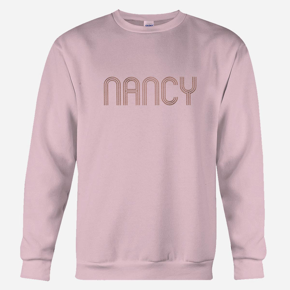 Custom Name - Personalized Sibling Embroidered Sweater