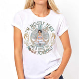 I'm Mostly Peace - Personalized Yoga T-shirt And Hoodie