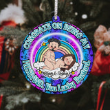Congrats On Being My Husband - gift for boyfriend, girlfriend - Personalized Ornament