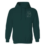 Custom Line Art - Personalized Aunt Embroidered Hoodie