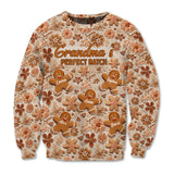 Grandma's Perfect Batch - Gift for grandma - Personalized Ugly Sweater