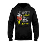 My Softball Player Calls Me Mom Grandma - Personalized Softball T-shirt And Hoodie