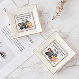Whenever You Touch This Heart - Gift for mom, grandma, grandpa, daughter, son, granddaughter, grandson, wife, husband, dad, aunt, uncle, sister, brother - Personalized Jewelry Dish