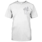 Custom Line Art - Personalized granddaughter Embroidered T-shirt
