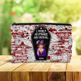 I Myself Am Strange and Unusual - Personalized Witch Pouch