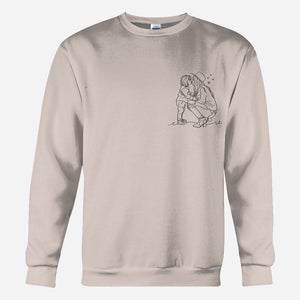 Line Drawing - Personalized Step Mom All Over Shirt