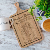 Grandma's Kitchen - Personalized Grandma Cutting Board