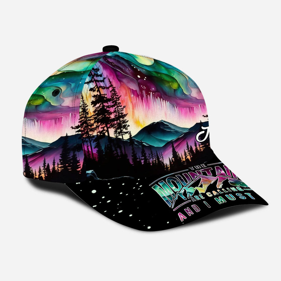 The Mountain Is Calling - Personalized Hiking Classic Cap