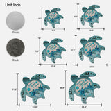Turtley Awesome Couple - Personalized Turtle Shaped Doormat