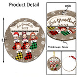 Our Grandkids 2023 - Personalized Grandma Ornament