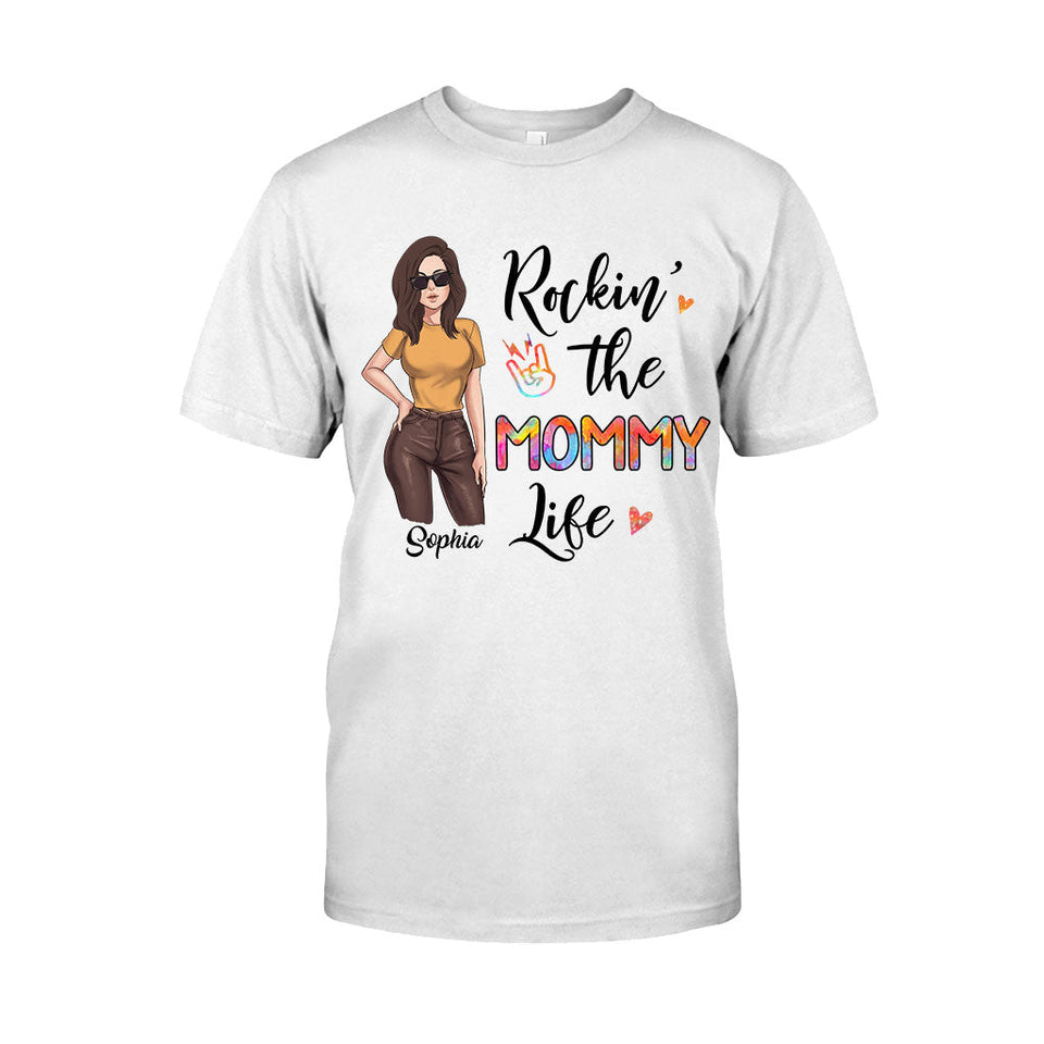 Rockin' The Nana Life - Gift for grandma, mom - Personalized T-shirt And Hoodie