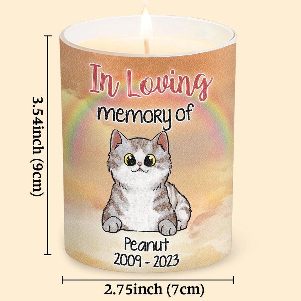 Your Light Shine In Our Hearts - Personalized Dog Candle With Wooden Lid