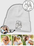 Custom Photo - Personalized Mother Embroidered Beanie